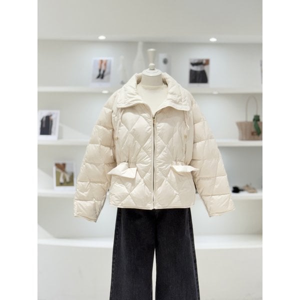 [여주점] 여성 하이넥 퀼팅 덕 다운 (L261PSG002)