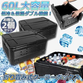 Thecom 쿨러 박스 접이식 대용량 60L 백 보냉 보온 수납 가방 에코백 캠프