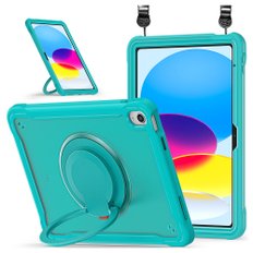 아이패드 미니7(A17 Pro) 미니6세대 8.3인치 스트랩 원형링 투명 태블릿 케이스