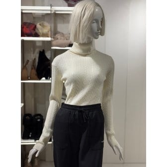 에고이스트 [파주점] 케이블 조직 터틀넥 니트(ER4JK003)