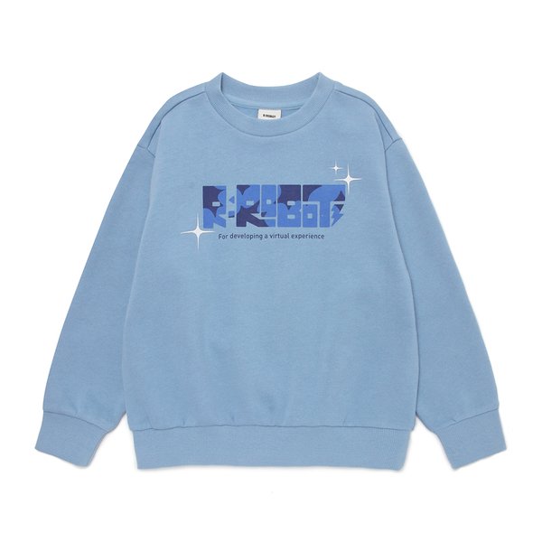 [여주점] [오프라벨 여주점] 알로봇 (BL) 그래픽 로고 스웨트셔츠 (14C19-334-08)