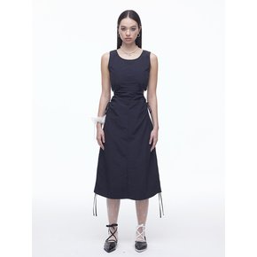 Nylon Heart String Dress (BK)