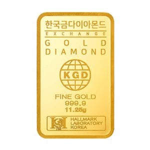 한국금다이아몬드 순금 골드바 24K 11.25g 999.9 금시세