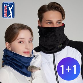 [1+1/무료배송] PGA투어 WGC 브릿지스톤 양면 융털 넥워머