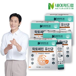 네이처드림 락토페린 유산균 1.5g x 30포(45g) 4박스 / 초유단백질