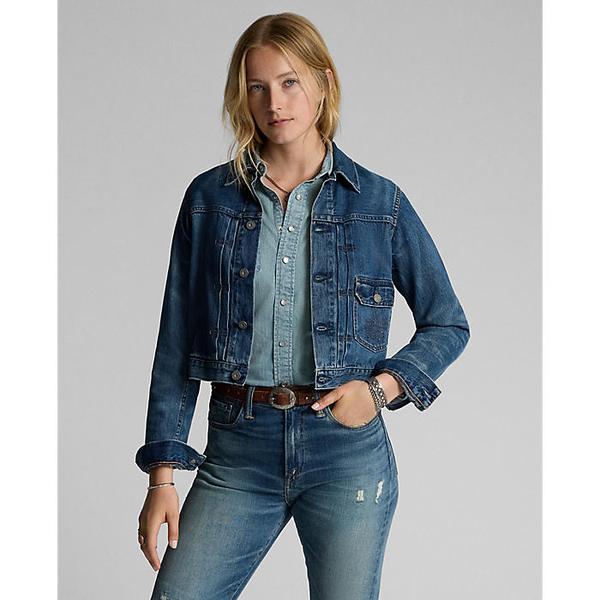 W RRL 크롭 데님 재킷(WMRROTWN6020040400)