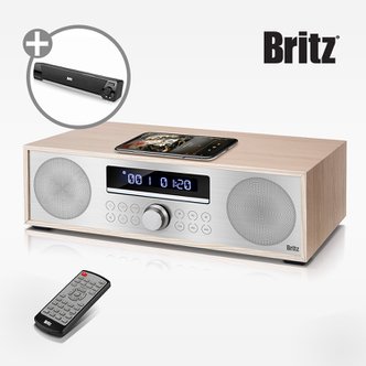 브리츠 BZ-T7500 WC 블루투스 오디오 스피커 CD플레이어 FM 라디오 무선충전 USB재생 BZT7500WC