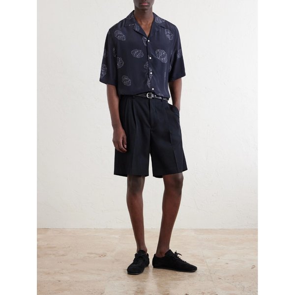 오피시네 제네랄레 에렌 캠프칼라 새틴 프린트 셔츠 46376663163010486