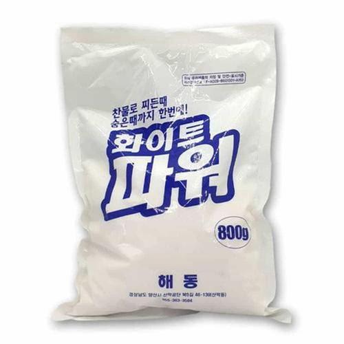 [감성하우스] 해동 파워화이트800g 세탁세제(1)