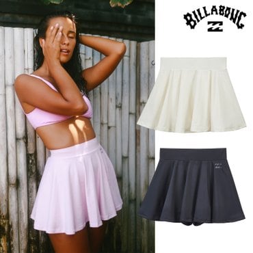 빌라봉 여성 이너 레깅스 일체형 스커트 WAVE LOGO SKORTS (WE21BS225)