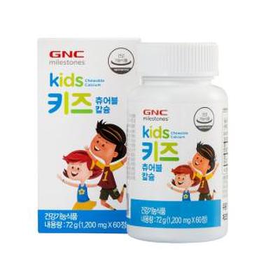 GNC 키즈 츄어블 칼슘 / 60정