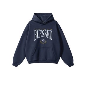 SP_BLESSED_OVERFIT_HOODIE NAVY