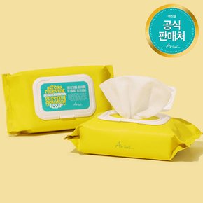 스트레스 릴리빙 퓨어풀 클렌징 티슈 80매_2개입