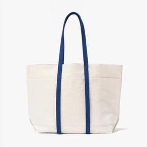 AMIACALVA 아미아칼바 WASHED CANVAS TOTE (M) 2TONE NAVY ACF1M80001A72