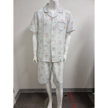 비비안 폴리 주름지 조개 나염 남성 잠옷(MP8854B)