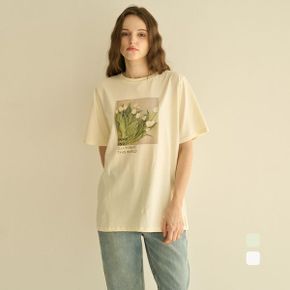튤립프린팅반팔티 MM42TS05_P359597550