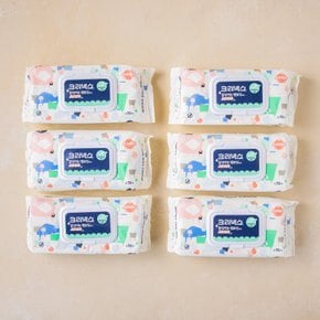 잘닦이는 엠보싱 점보 물티슈 70매*6입