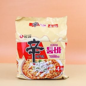 농심 신라면 툼바 137g x 4개