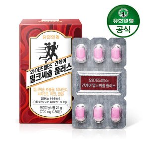 와이즈헬스 간케어 밀크씨슬 플러스 30정(1개월분) / 실리마린 비타민 밀크씨슬 700mg 30정