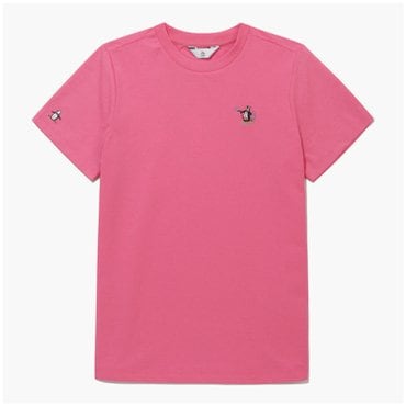 먼싱웨어 핑크 [70주년 기념] 여성 라운드 반팔 티셔츠 MQ222LTS61(PINK)