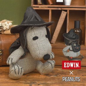 EDWIN PEANUTS SNOOPY 봉제 인형 스누피 데님 비글 스카우트 에드윈 콜라보레이션 캐릭터 한정