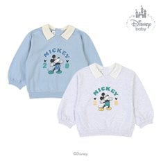 [디즈니베이비 가을]디즈니미키카라맨투맨(MELAN GREY,BLUE)_79R121002