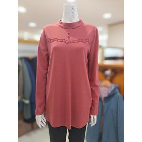 레이스 요크 핑크 티셔츠 세이브존06 레이스 요크 핑크 티셔츠 A2LDT401A (S43262525)