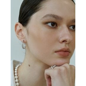 [Surgical] Cubic Ring Earrings