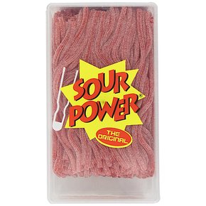 사워파워 캔디 벨트 딸기 Sour Power Belts Strawberry 49.4oz