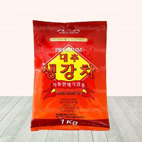 대호 대추생강차 1kg x 3개/자판기 국산차 믹스(1)