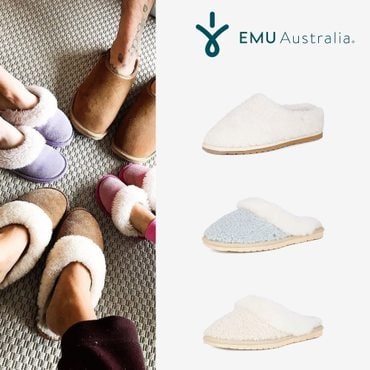 EMU Australia [공식판매처] 이뮤 Teddy 퍼 겨울 어그 슬리퍼