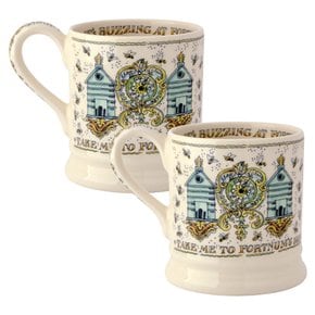 영국 포트넘앤메이슨 엠마 브릿지워터 비하이브 디자인 머그 2개 Emma Bridgewater Beehive Mug