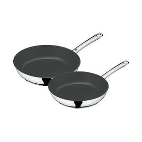 독일 WMF 후라이팬 프라이팬 0741609990 Pans Set of 2 Cromargan with Ceramic Coating 1341370