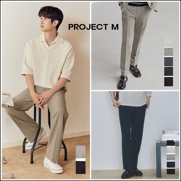 프로젝트엠 남)인기 여름 쿨 기능성 스판 슬랙스 5종 택1  (EPE2PP1300,EPE2PP1400,EPE2PP1333....
