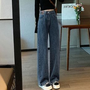 로덴 스티치 와이드 데님 팬츠_P336667715