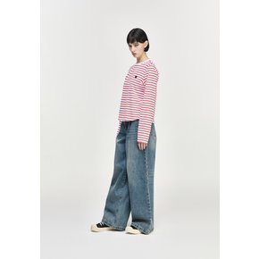 지제로 클래식 팬서 스트라이프 롱슬리브_WI2TS812RD