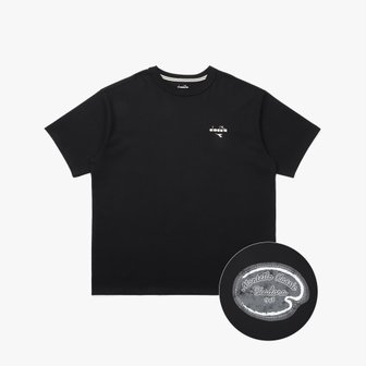 디아도라 [공식스토어] 몬텔로 라운드 티셔츠 BLACK (D4121TRS33BLK)
