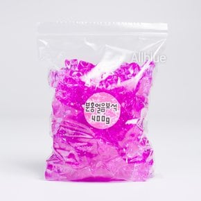 대용량 크리스탈 얼음보석 분홍 400g 어항 수족관장식