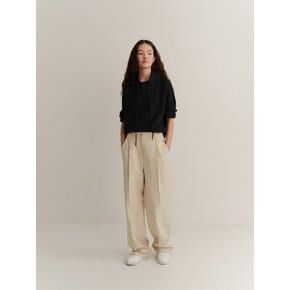 Brenda Pintuck Slacks (Light Beige)