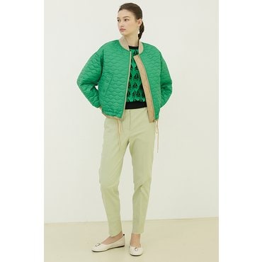LAFEL 라펠소로브 퀼티드 크롭 패딩 점퍼 LNSL1071