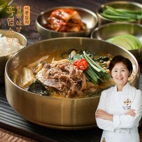 이종임 일품 산양가득 흑염소탕 600g 6팩 총 6kg