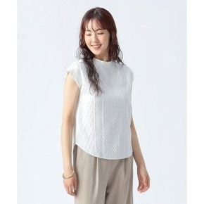 빔즈 HEART 노ースリーブ 가디건 플로버