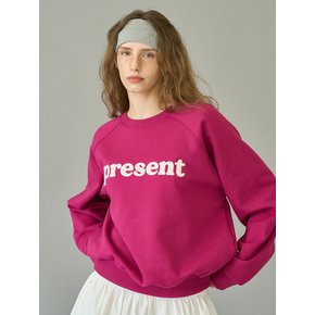 Present patch sweatshirt_purple