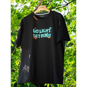 [ZEROGRAM X SANN] GO LIGHT GET MORE 그래픽 티셔츠
