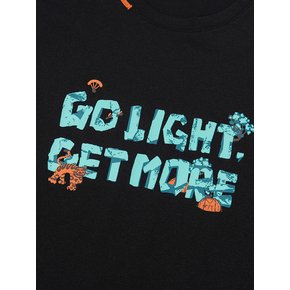 [ZEROGRAM X SANN] GO LIGHT GET MORE 그래픽 티셔츠