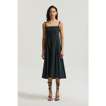 IRO ILDLM25702BKX [이로] LEENA 주름 롱드레스