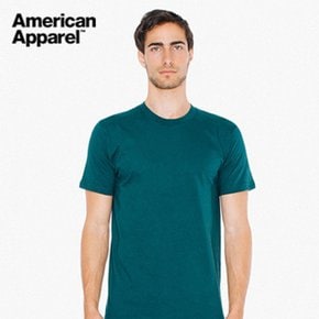 American Apparel 30수 반팔 라운드 Galapagos Blue