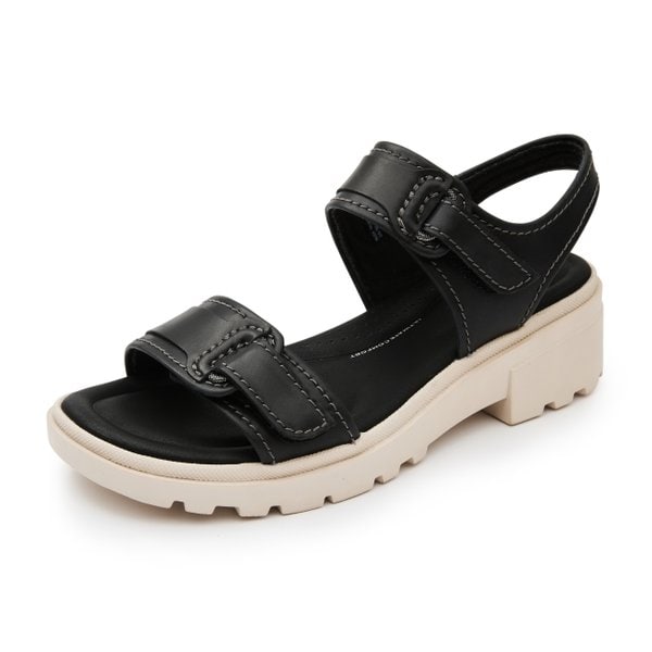 [파주점] 랜드로바 클락스 여성 Coast Daisy 벨크로 플랫폼 샌들 CLASAC3413WF1
