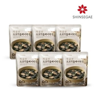 피코크 정갈한 소고기들깨 미역국 500g x 6팩