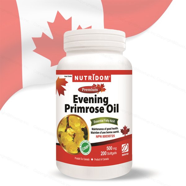 뉴트리돔 캐나다 달맞이꽃종자유 500mg 200캡슐x3통